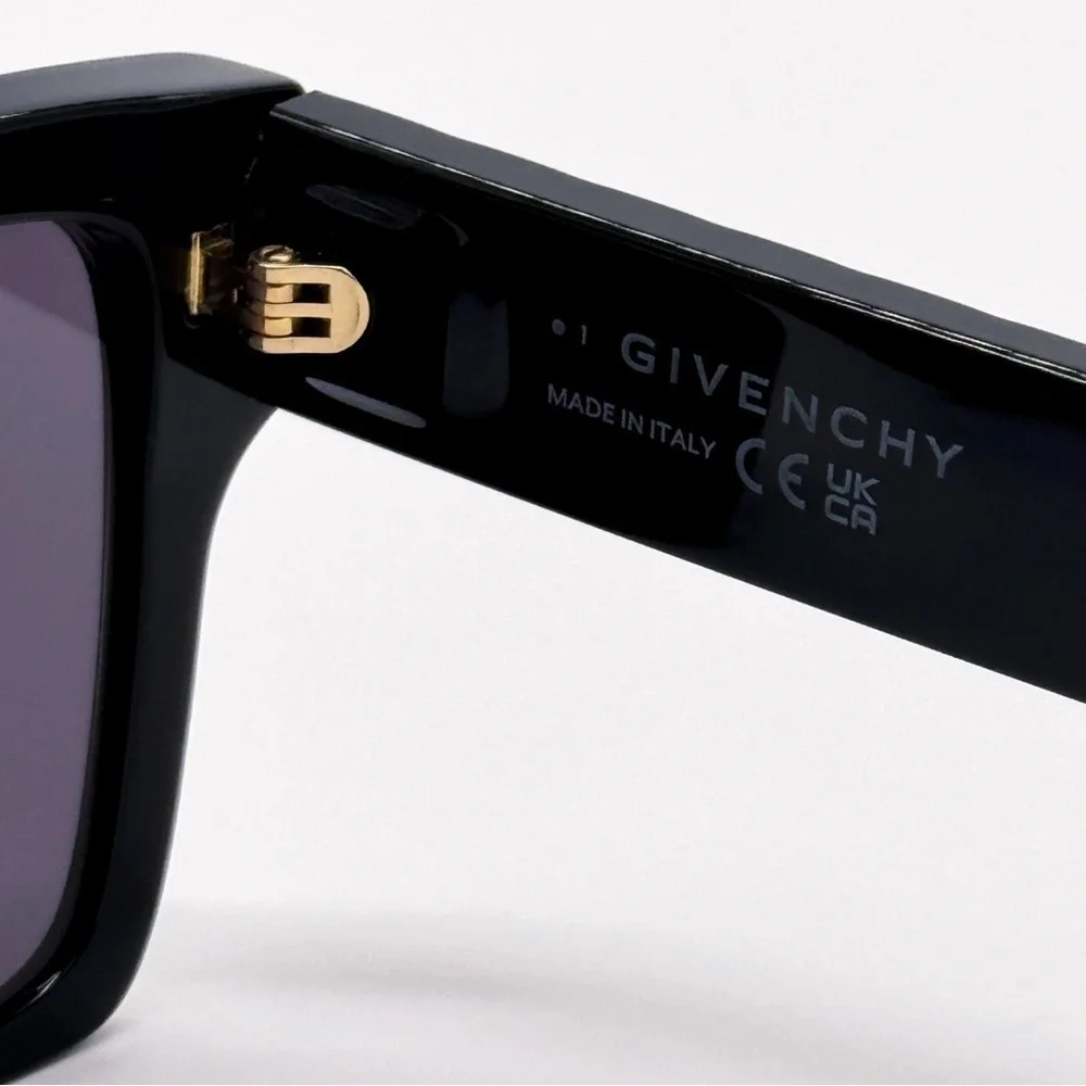New! Givenchy Elegant Black Sunglasses with Crystals, GV40076I 01A, Authentic - Picture 9 of 11